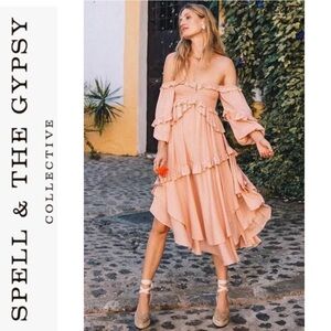 spell sienna halter maxi dress Sienna Halter Maxi Dress La Tre Clothing